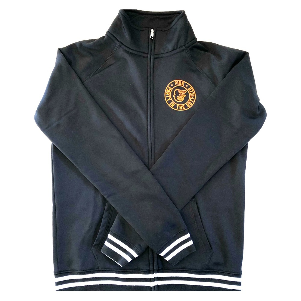 PINK Baltimore Orioles Zip Up Sweatshirt / Jacket